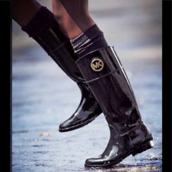 Michael Kors rain boots - Picture 1 of 6